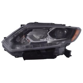 2015-2016 NISSAN ROGUE Driver Side Led Headlight Assembly - CAPA Certified - NI2502245C OEM# 260604BA7B