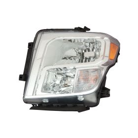 2016-2019 Nissan Titan Xd Pickup - Driver Side Halogen Headlight Assembly - NI2502250