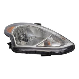 2015-2019 Nissan Versa Sedan - Passenger Side Halogen Headlight Assembly - NI2503230