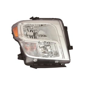 Nissan Titan Pickup 2017-2019 Passenger Side Halogen Headlight Assembly - NI2503250