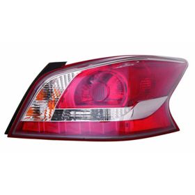 2013-2014 Nissan Altima Passenger Side Non-led Style Tail Light Assembly - Best Value ® - NI2801195