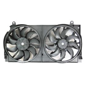 Nissan Leaf 2013-2019 Radiator And Condenser Fan Assembly With Two Fans Side By Side-without Hybrid Heat - NI3115160