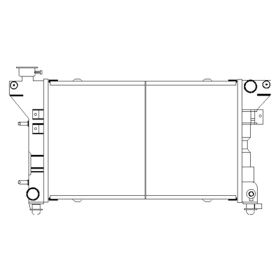 Chrysler Imperial 1991-1993 Radiator - RAD1109