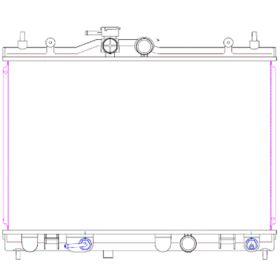 Nissan Versa 2007-2011 Radiator - RAD13002