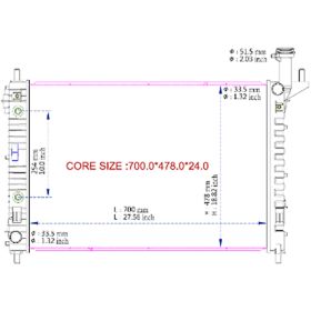 Buick Enclave 2008-2017 Radiator - RAD13007
