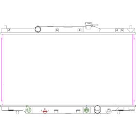 Honda Element 2007-2011 Radiator - RAD13015