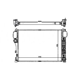 Mercedes S450 2007-2010 Radiator - RAD13027
