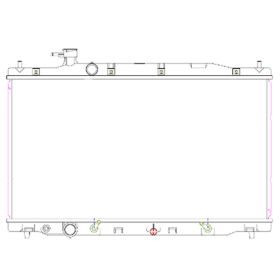 Honda CRV 2007-2009 Radiator - RAD13031