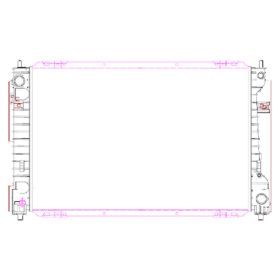Ford Escape 2008-2012 Radiator - RAD13040