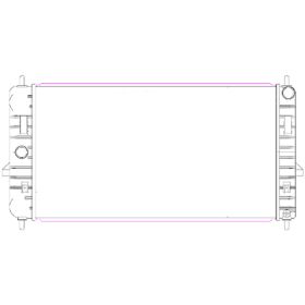 Chevrolet Cobalt 2005-2010 Radiator - RAD13042