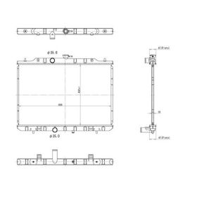 Nissan Rogue Select (japan) 2008-2013 Radiator 2.5 Liter L4 - RAD13047