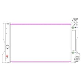 Toyota Matrix 2009-2010 Radiator - RAD13049