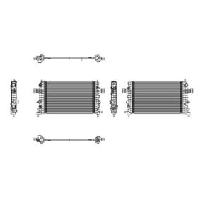 Saturn Astra 2008-2009 Radiator - RAD13058