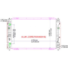 Ford Escape 2005-2007 Radiator - RAD13067