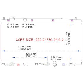 Honda FIT 2009-2014 Radiator - RAD13068