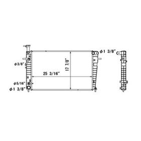 KIA Sportage 2005-2009 Radiator - RAD13074