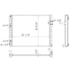Infiniti Qx50 2008-2012 Radiator - RAD13078