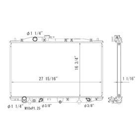 Acura RL 2009-2012 Radiator - RAD13081