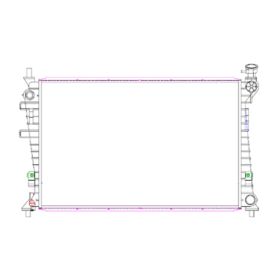 Ford Focus 2008-2011 Radiator - RAD13087