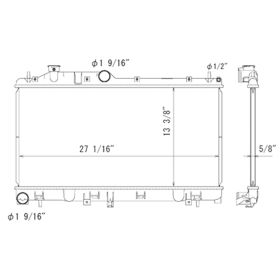 Subaru Impreza Wrx 2008-2014 Radiator - RAD13091