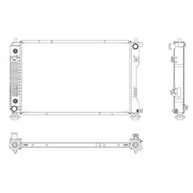 Chevrolet Equinox 2008-2009 Radiator - RAD13103