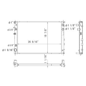 Subaru Tribeca 2006-2007 Radiator - RAD13104