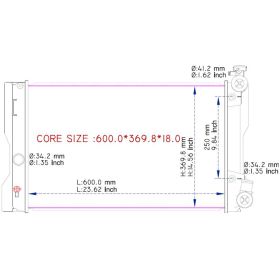 Toyota Corolla Sedan 2009-2010 Radiator - RAD13106