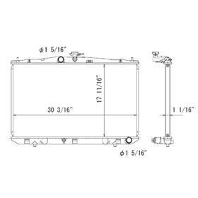 2010-2012 Lexus Rx450h - Radiator - RAD13118