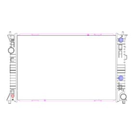 Ford Fusion 2010-2012 Radiator - RAD13126