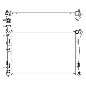 KIA Forte 2010-2013 Radiator - RAD13133