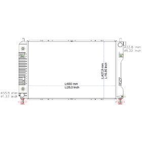 Chevrolet Equinox 2010-2017 Radiator - RAD13139