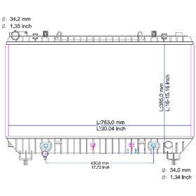 Chevrolet Camaro 2010-2011 Radiator - RAD13141