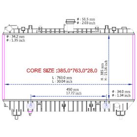 Chevrolet Camaro 2010-2011 Radiator - RAD13142