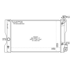 Toyota Corolla Sedan 2009-2013 Radiator - RAD13152