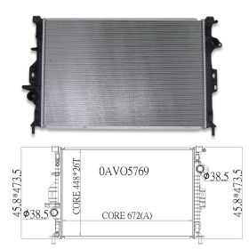 Land rover Range Rover Evoque 2019 Radiator - RAD13180