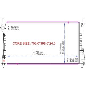 Ford Transit Connect 2010-2013 Radiator - RAD13184