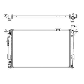 KIA Sorento 2010-2012 Radiator - RAD13192