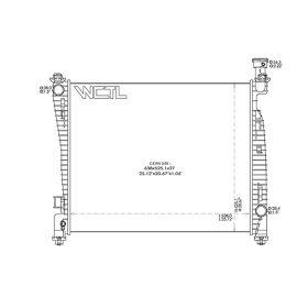 Dodge Durango 2011-2019 Radiator - RAD13204