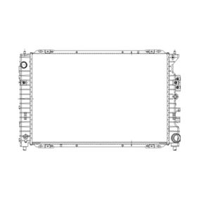 Ford Escape Hybrid 2009-2012 Radiator For 2.5 Liter L4 Hybrid Models - RAD13209