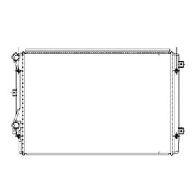 Volkswagen CC 2008-2013 Radiator - RAD13212