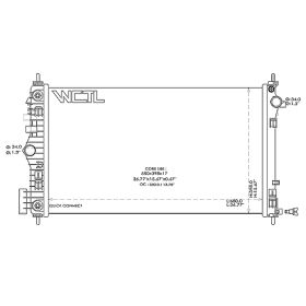 Buick Regal 2011-2013 Radiator - RAD13217
