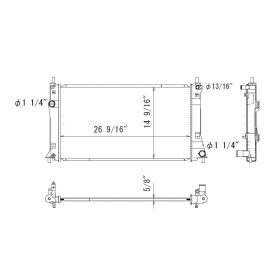 2012-2017 Mazda 5 - Radiator - RAD13220