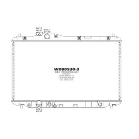 Acura Ilx Hybrid 2013 Radiator For 1.5l L4 Hybrid Models - RAD13257