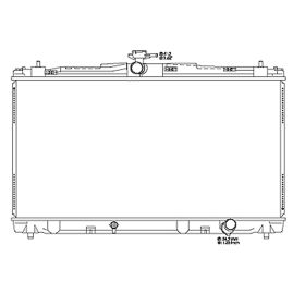 Toyota Avalon 2013-2018 Radiator For Models With 3.5l V6 Or 2.5l L4 Hybrid - RAD13270