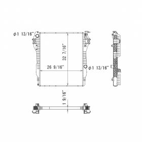2011-2012 Dodge Ram 3500 Pickup - Radiator - RAD13296