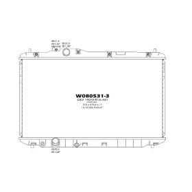 Honda Civic Sedan 2012 Radiator - RAD13312