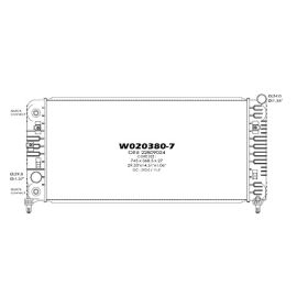 Chevrolet Impala Limited(4thdigit Vin W) 2012-2013 Radiator - RAD13326