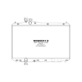 Honda Civic Sedan 2012 Radiator - RAD13330