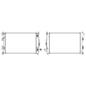 Hyundai Elantra Gt 2013 Radiator - RAD13333