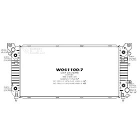 GMC Pickup Gmc Sierra 1500 Limited 2014-2018 Radiator - RAD13396